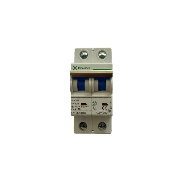 Disjoncteur panneau 2PN 32A- DC- AD