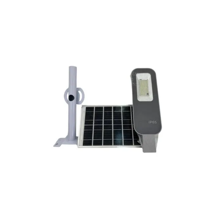 Lampadaire solaire de luxe pan séparé 50W