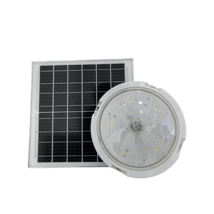 Lampadaire solaire de maison rond 120W