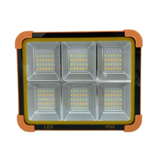 Projecteur solaire panneau intégré – 6 carre