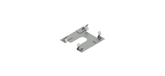 Structure panneaux clip mise A la terre pour toit plat 25 mm